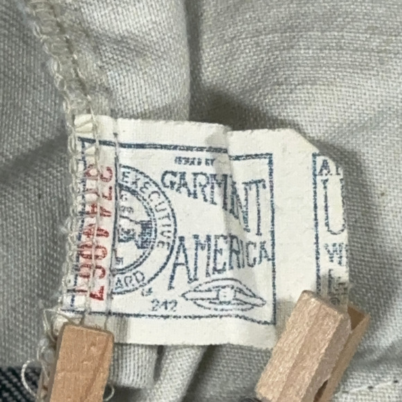 Vintage Lee Riders Jeans Mens 33x30 Blue Flare Leg Dark Wash Talon Zip USA 80s - Picture 9 of 14